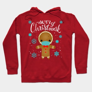 MERRY CHRISTMASK - Gingerbread man design Hoodie